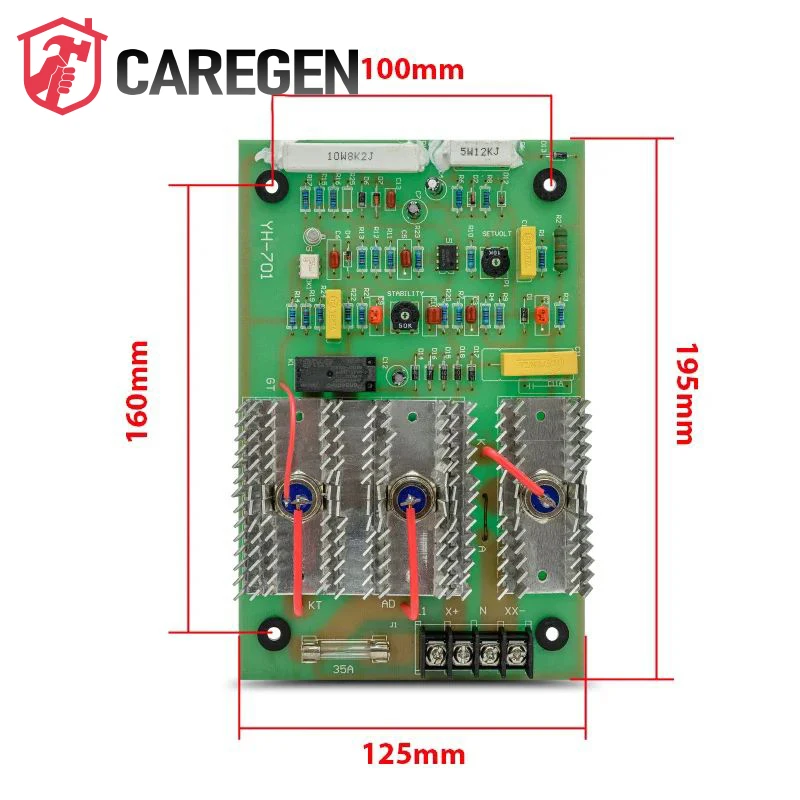 YH-701 AVR 701 703 704 PCB PC Board Generator Automatic Voltage Regulator Stabilizer Control Module Universal Genset Spare Parts