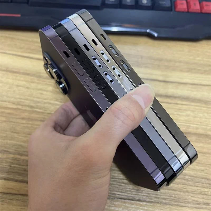 

For iPhone 14 14 Pro 14Pro Max Back Housing Battery Cover+Middle Frame Chassis+with Side Buttons+SIM Tray,Tools 14PRO Back Cover