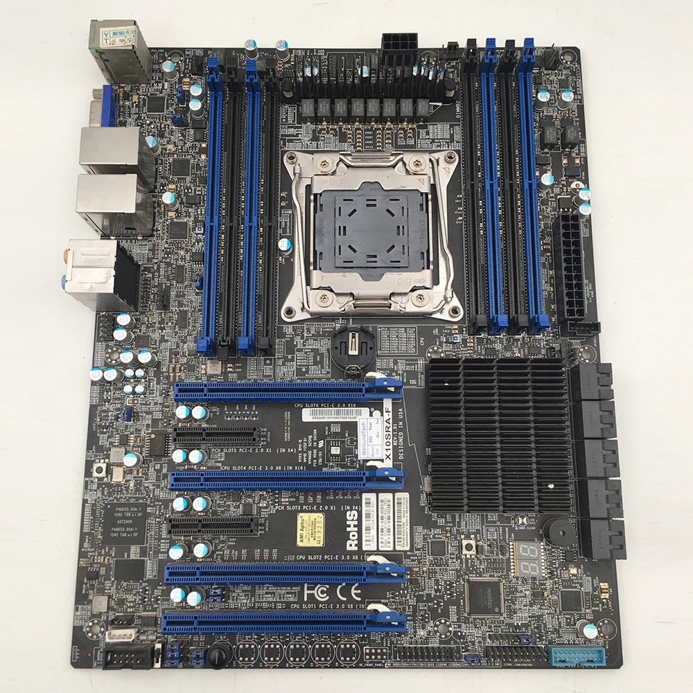 X10SRA-F Werkstation Moederbord Ondersteuning E5-2600/1600 V4/V3 i7 DDR4 PCI-E 3.0 SATA3 LGA2011