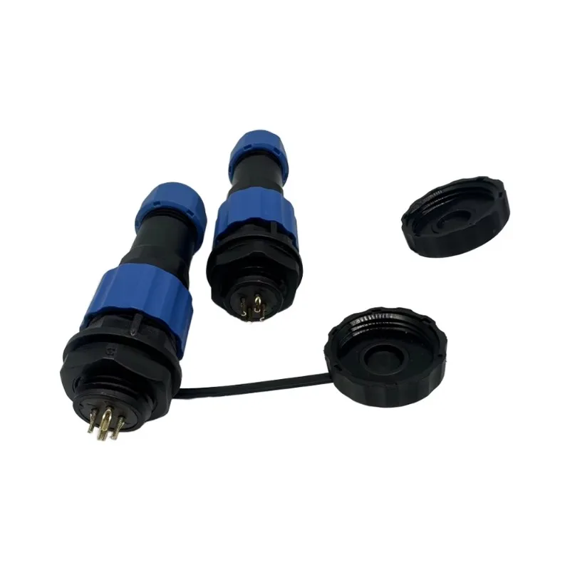 Free Welding Waterproof IP68 Aviation Plug Socket Connector SP Male Female Docking 2/3 Core 5A/10A Rated ABS Copper Connectors