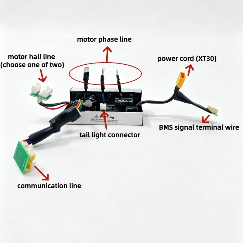 1200W Intelligent Scooter Controller for Xiaomi 4 Pro 2nd Gen Scooter 24-63V 7-25A Main Control Board with Display 5 Riding Mode