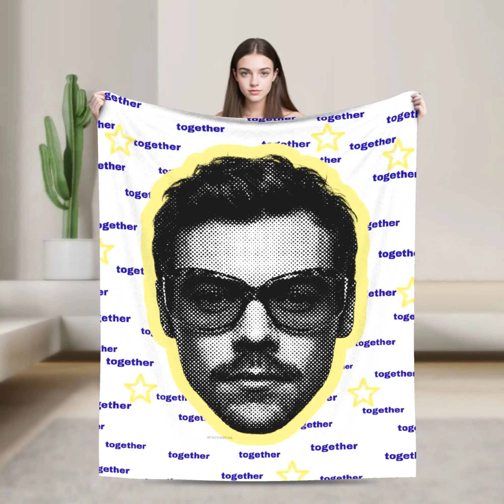 H-HarryS Singer S-Styles Kiss All the Time Disco Blanket Quality Warm Soft  Throw Blanket Winter Boy Girl Bedroom Bedspread