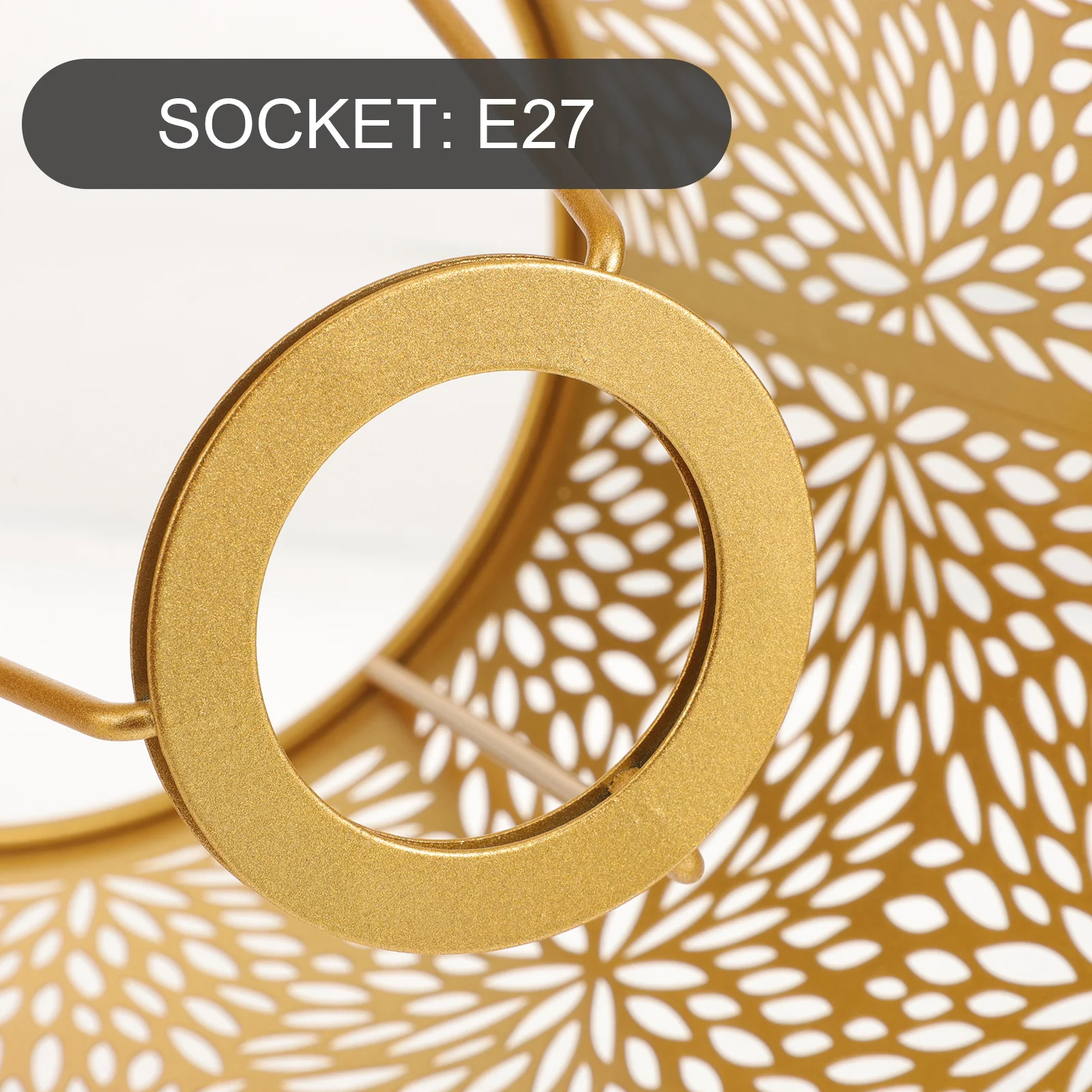 

E27 Metal Lampshade Hollow Mesh Iron Wire Design Durable Lamp Shade Cover for Pendant Ceiling Light Fixture Metal Lamp Shade