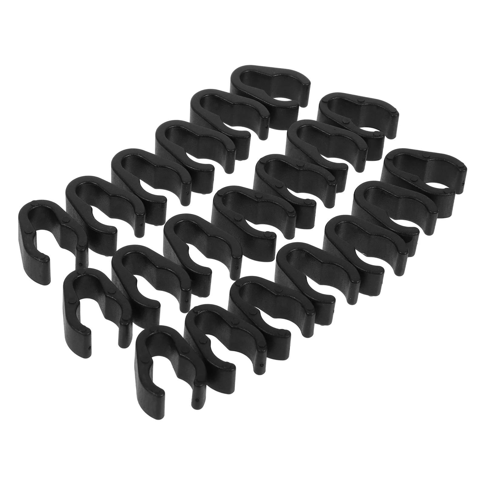 

20Pcs Plastic Mic Cable Clamps Adjustable Holder for Boom Pole and Stand Cable Organization in Studio Or Karaoke Environment