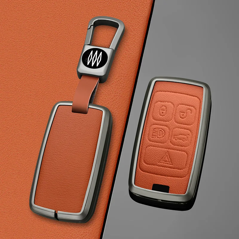 Car key shell cover suitable for Land Rover Defender 110 Range Rover Evoque L Starfire Discovery 5 remote key case buckle