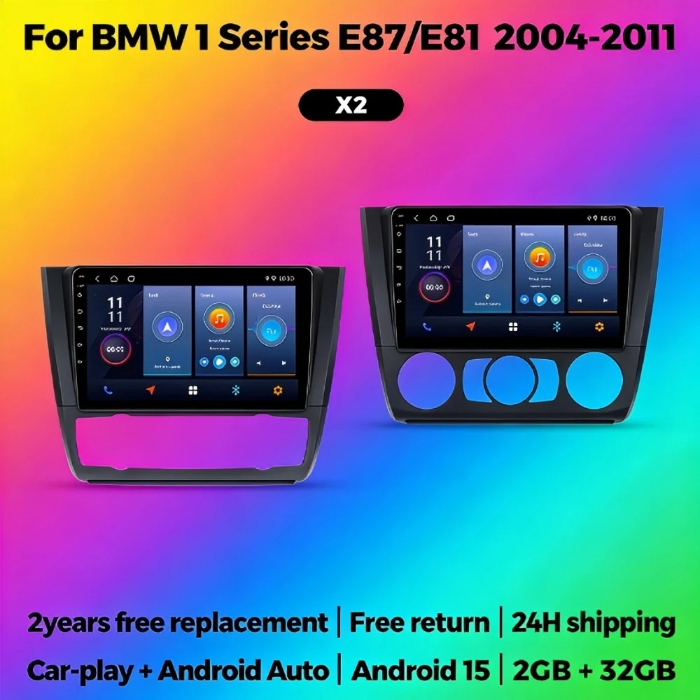 

Автомагнитола MEKEDE Android 15, 2 DIN, для BMW 1 серии E81 E82 E87 E88 AT 2004-2012, стереоплеер, GPS-навигация