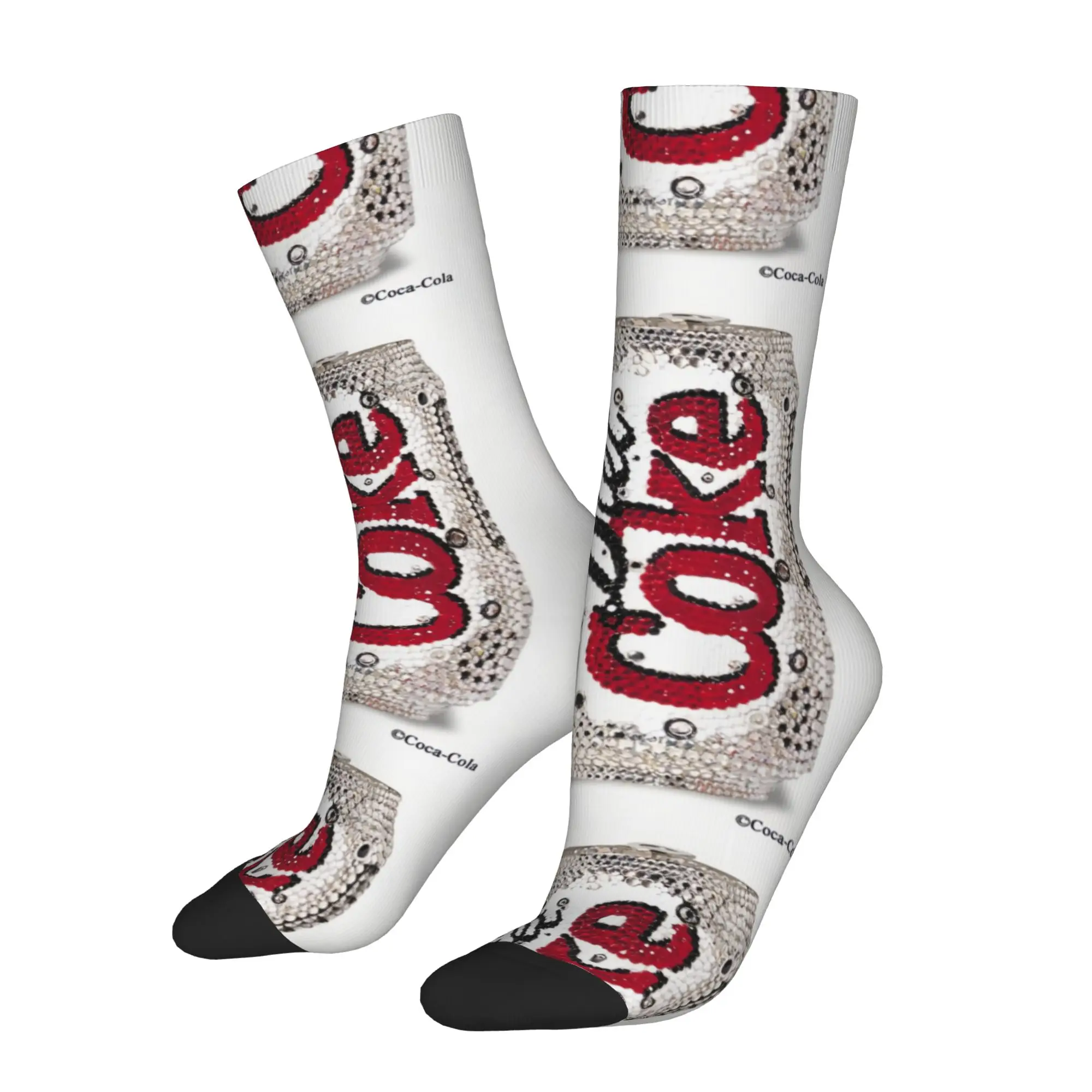 

Funny Sock dDiet Coke dDiet Coke Rhinestone Can Hip Hop Quality Pattern Printed Men Socks Novelty Men's Socks