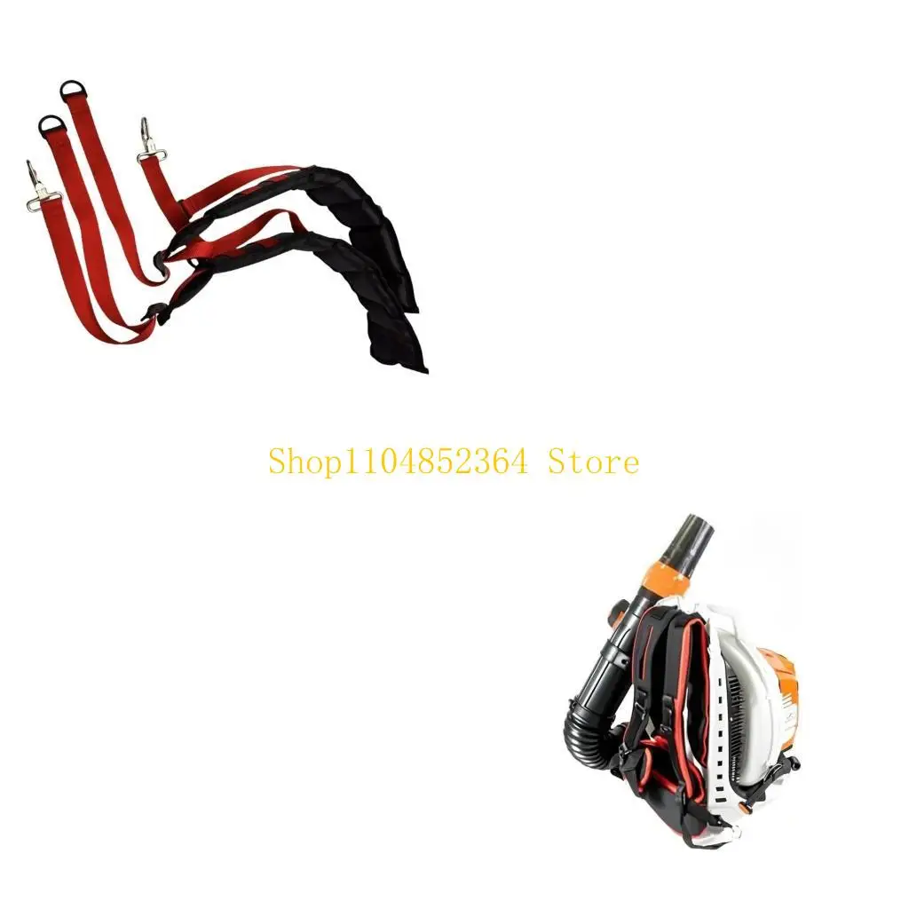 

652F Replacement Shoulder Straps For Backpack Leaf Blowers Secure Fit With Solid Screws Compatible BR800 BR800x