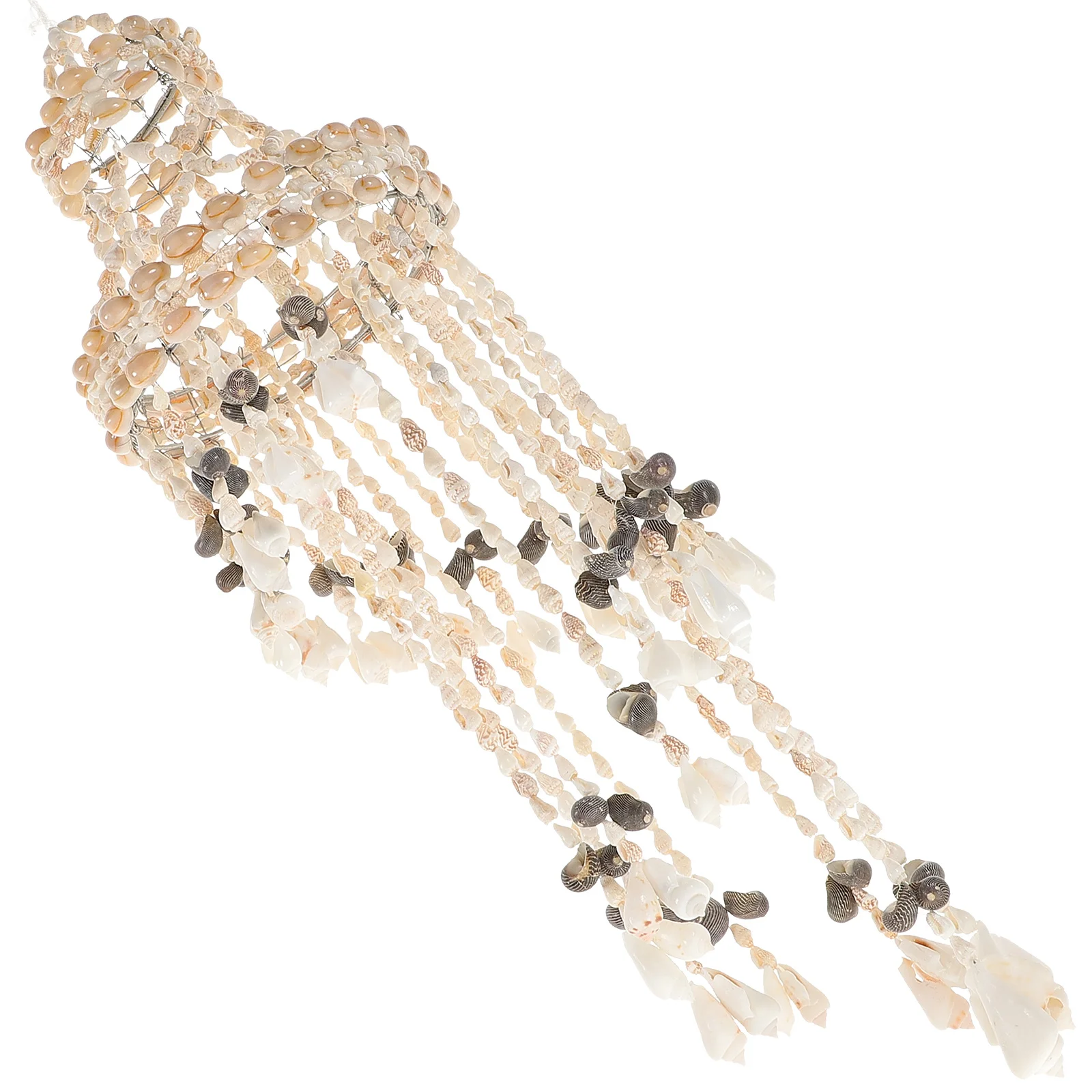

Creative Conch Sea Shell Wind Chime Stylish Pendant for Indoor Outdoor Space Bedroom Store Window Home Decor Assorted Color