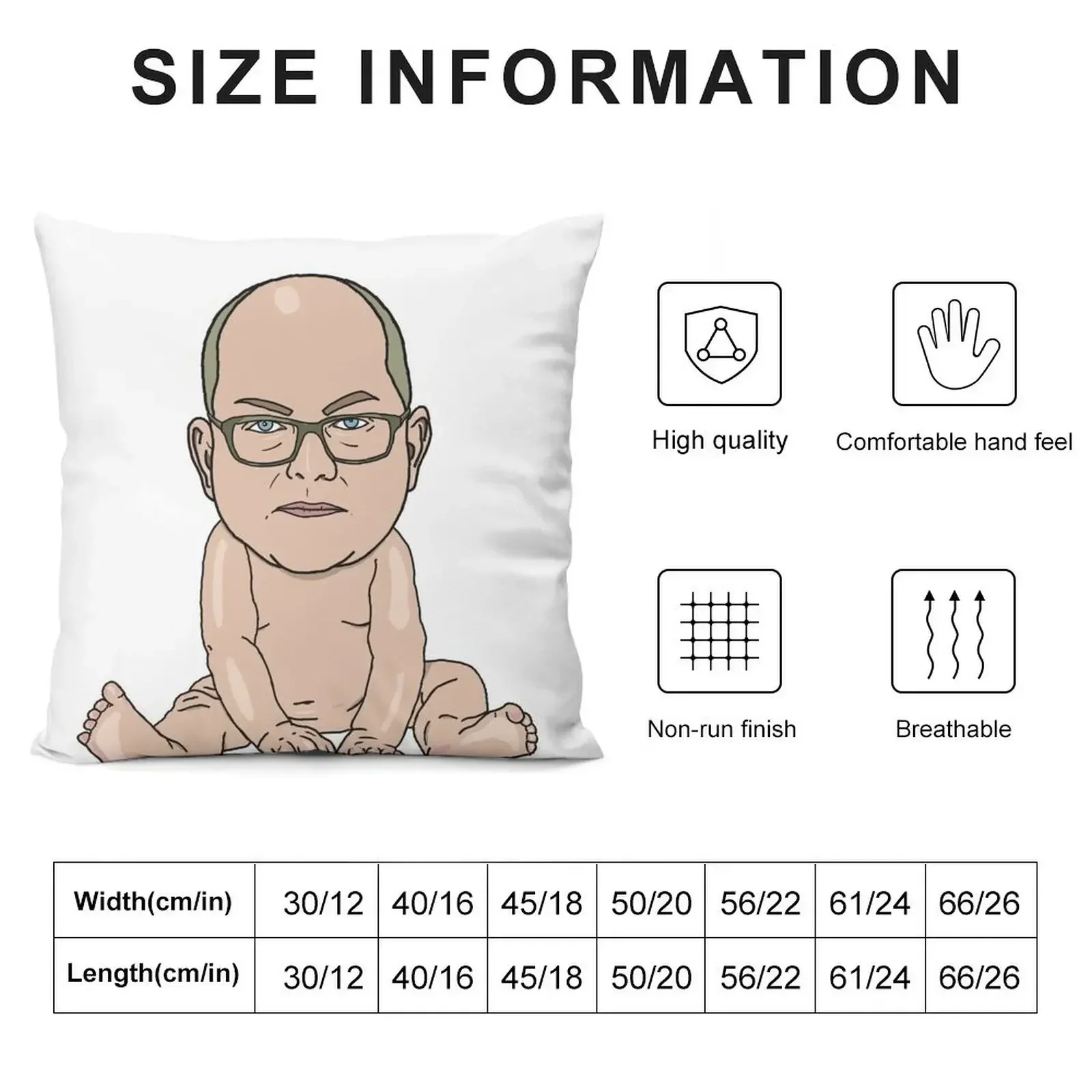 Baby Colin Robinson - WWDITS S3 Throw Pillow home decor items Sofa Decorative Covers Pillow Covers Decorative pillow