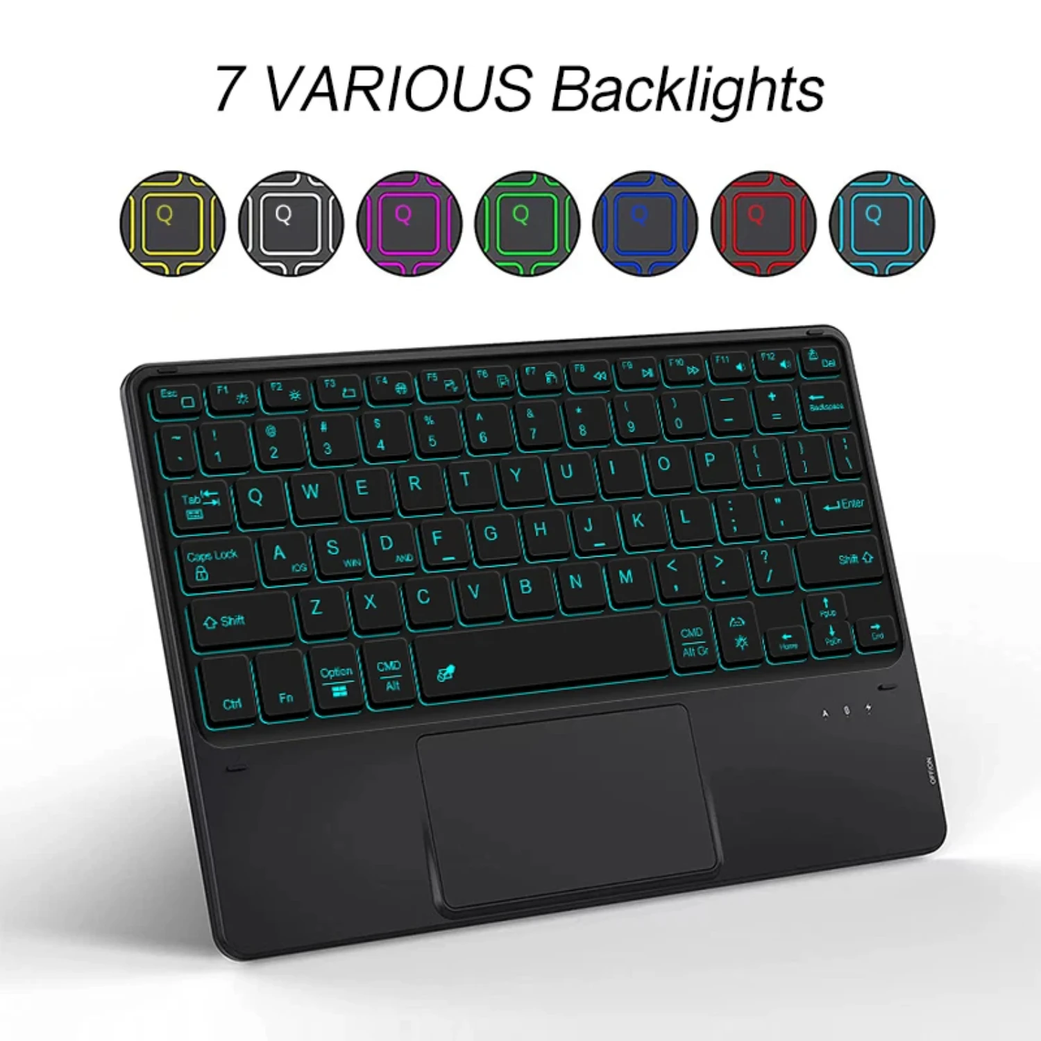

Backlit Keyboard Case For Tab A8 10.5" S7 FE S8 Plus 11" 12.4" S6 Lite 10.4 inch Tablet Smart Touch Cover