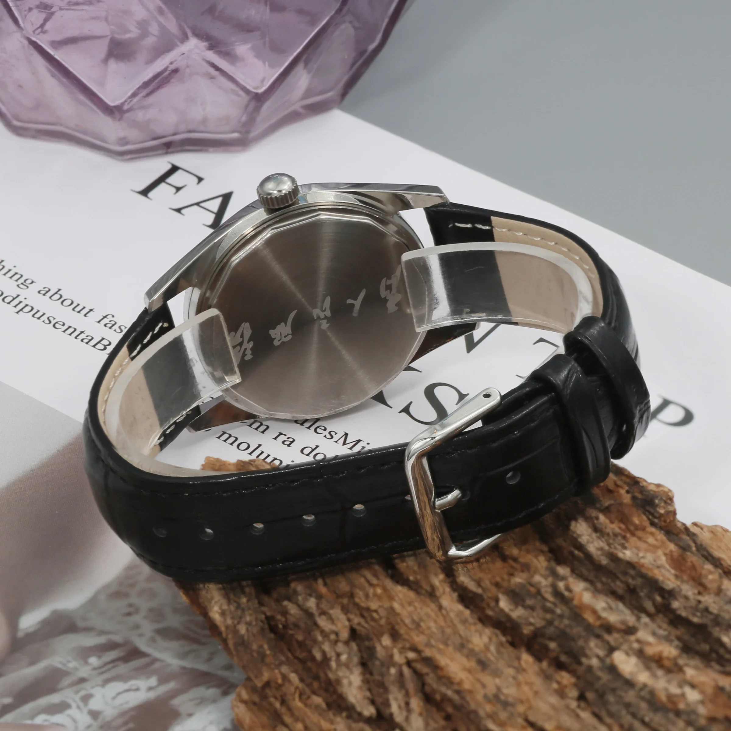 Men's Mechanical Manual Winding Watch, Waterproof