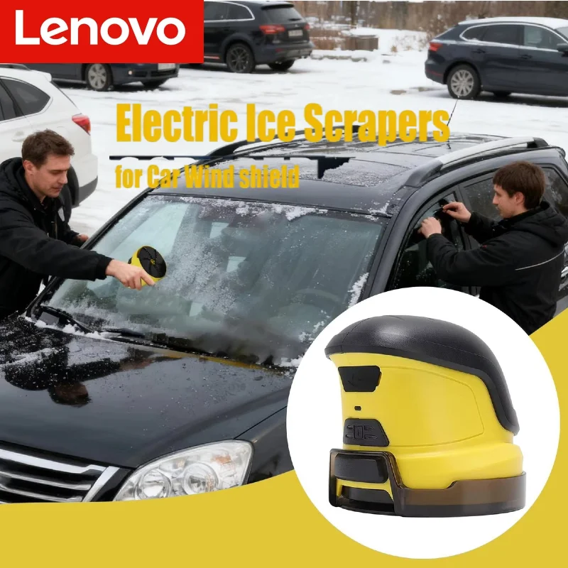 

Lenovo Cordless Electric Handheld Ice Scraper Rotating Disc Windshield Scraper ForWinter Driving Vehicle Window Ice RemovalTools