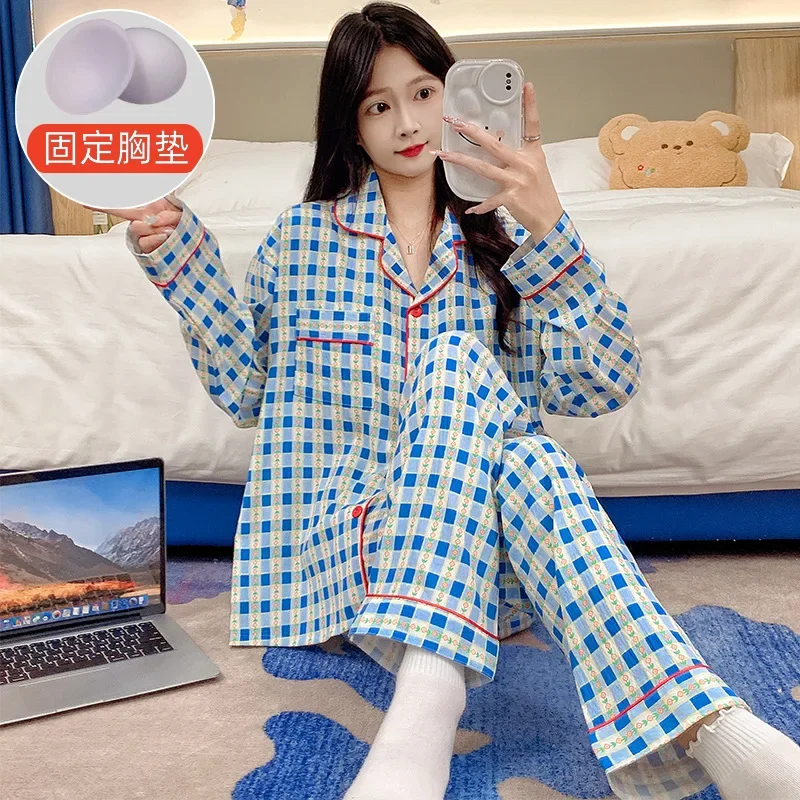 

Pajama Pants Set Women's Clothing Homewear Spring Autumn Thin New Comfortable Casual Stylish Breathable Simple Wearable Sweet