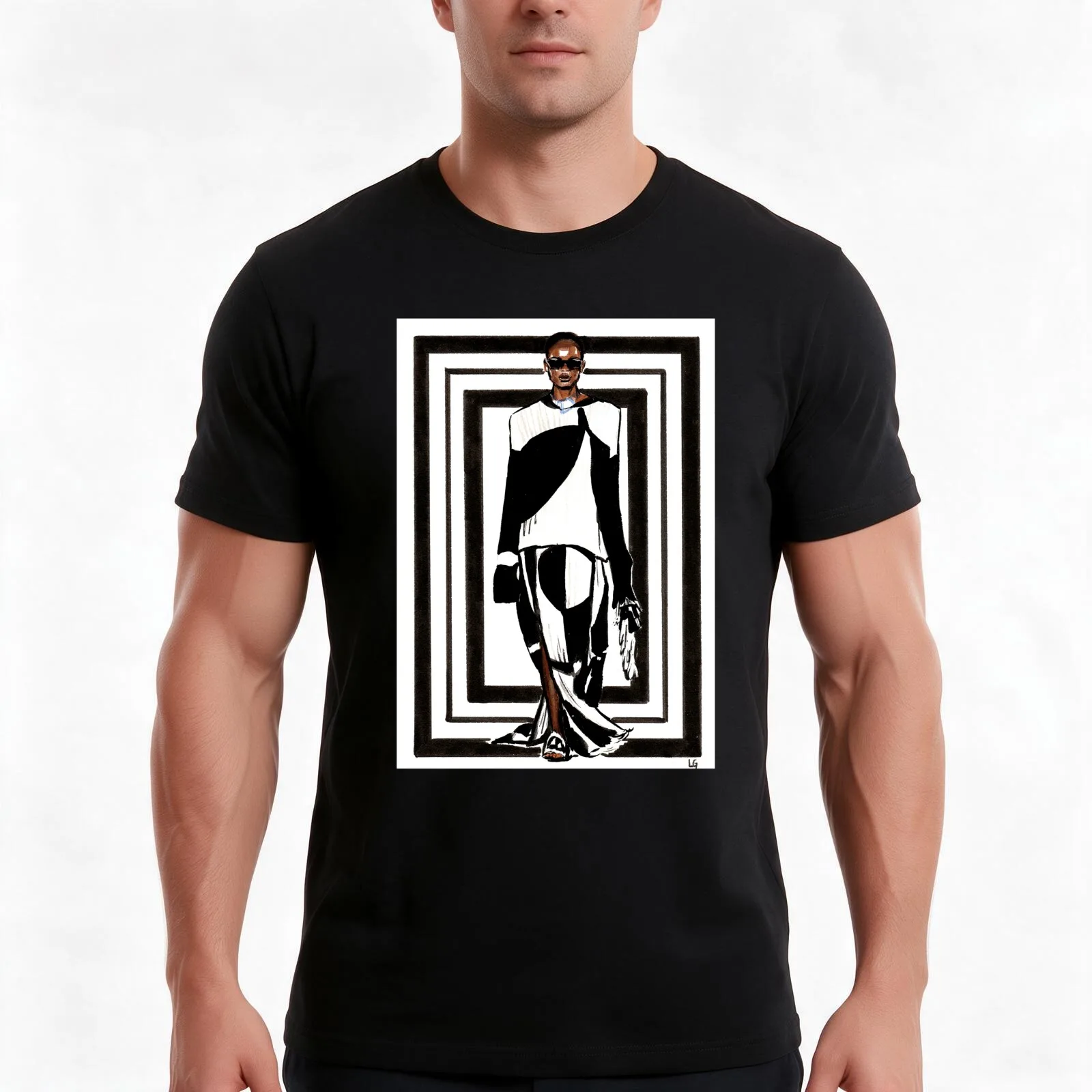 The sixties T-Shirt, Summer Casual Cotton Tee, Oversized Streetwear Tops, Vintage Graphic Print, Loose Fit Short Sleeve