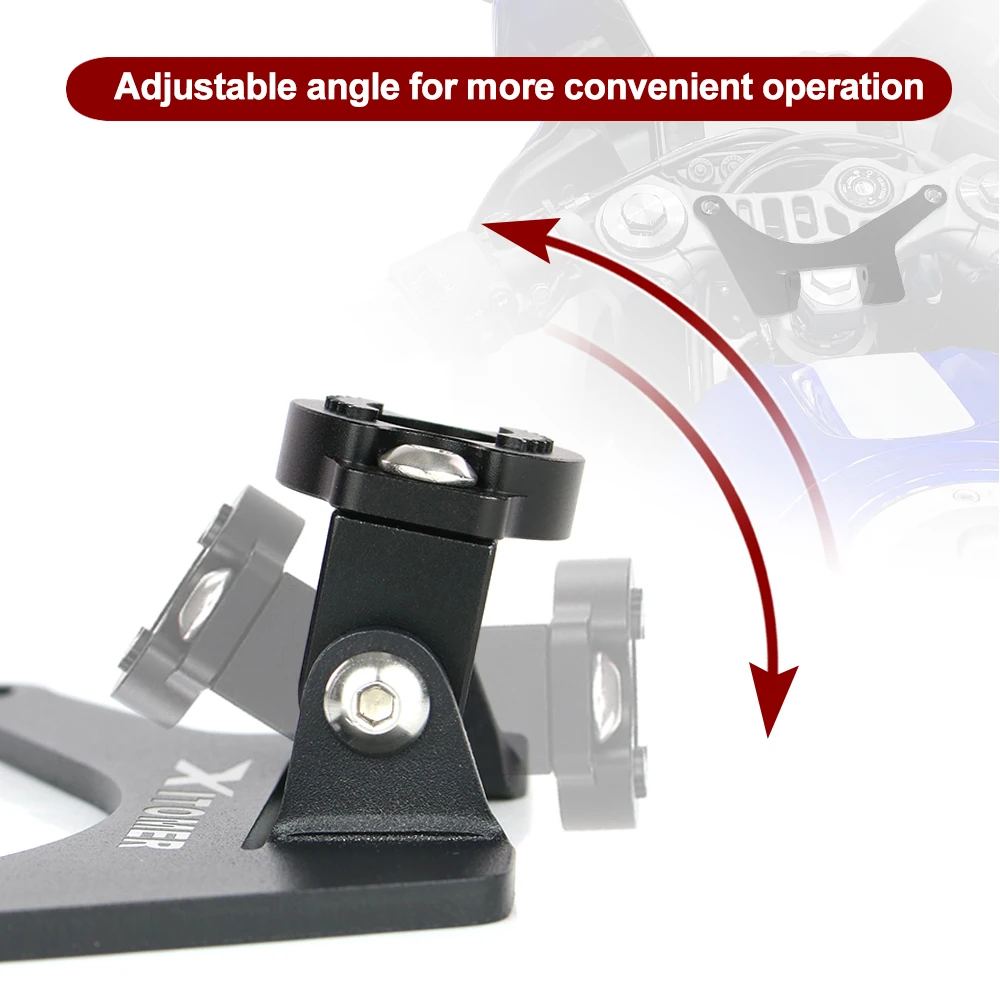 Per Yamaha YZF-R3 2019-2022 2023 2024 YZFR3 YZF R3 Moto Manubrio Morsetto GPS Montaggio Staffa di Navigazione Supporto Del Telefono Supporto