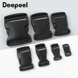 5/10Pcs Deepeel 10-50mm Plastic Release Buckles Bags Side Adjuster Clasp Backpack Belt Pet Collar Webbing Hook Luggage Accessory