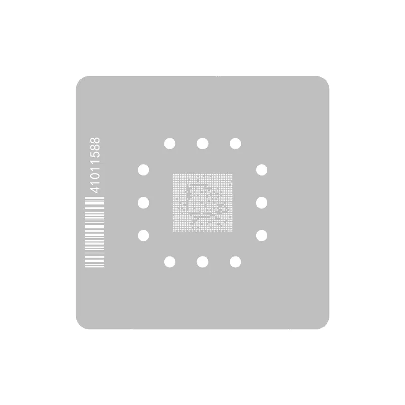 AMAOE 0.12mm MT6878V Strong Magnetic Planting Tin Steel Mesh For Dimensity 7300X CPU BGA Reballing Stencil Template Kit