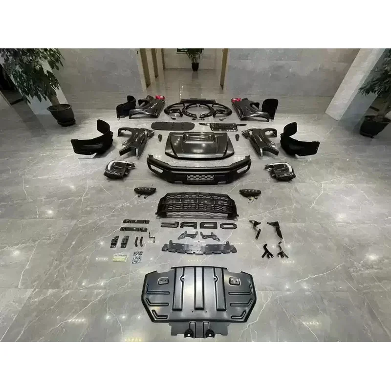 Prime Bumper Pickup Accessories Car Conversion Body Kits Ranger T6 T7 T8 Facelift To F150 2022 2023 2024 Raptor
