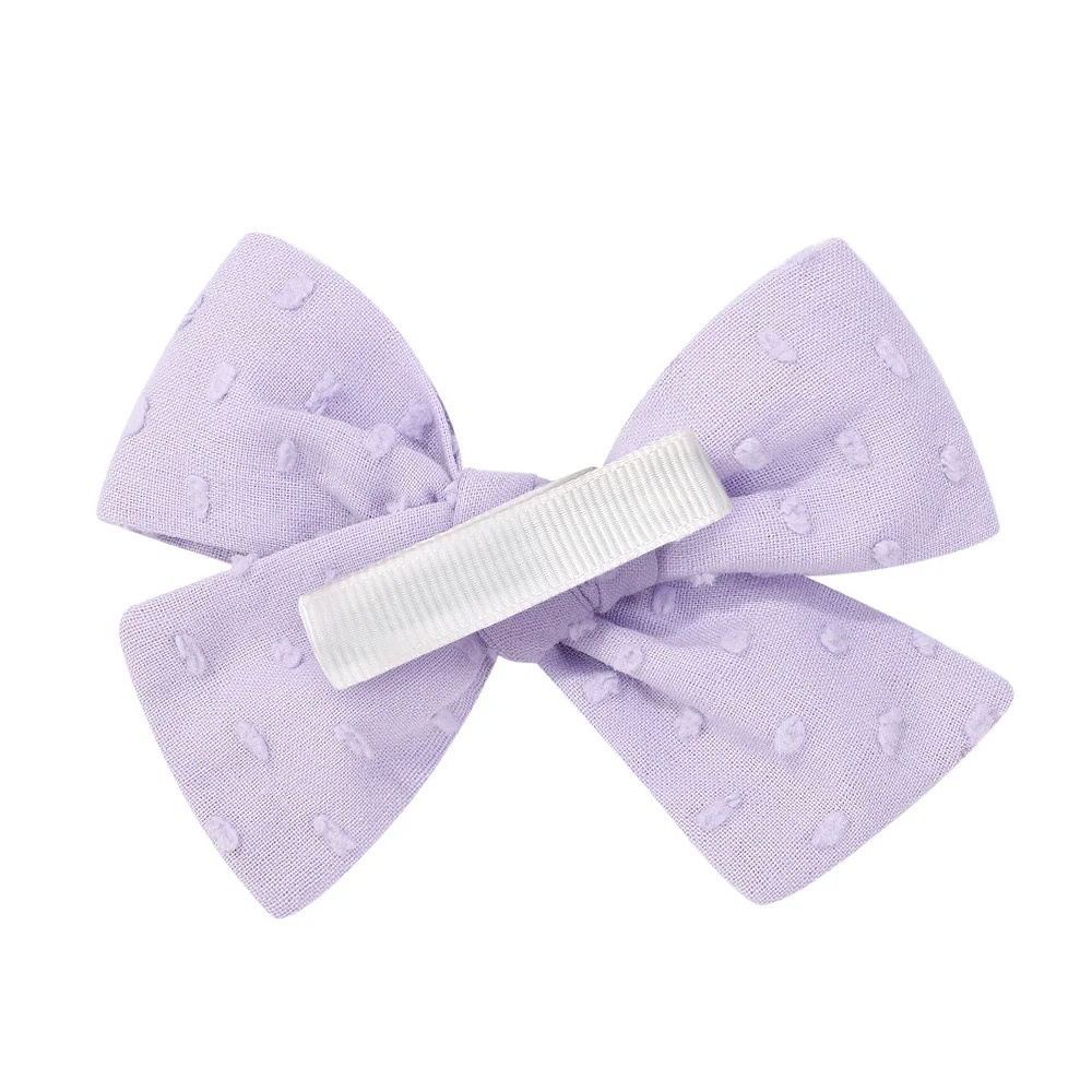 2pcs Print Bows Hairpins for Girls Headware Corduroy Bows Safe Hair Clips Barrettes for Infants Toddlers Baby Hair Accessories