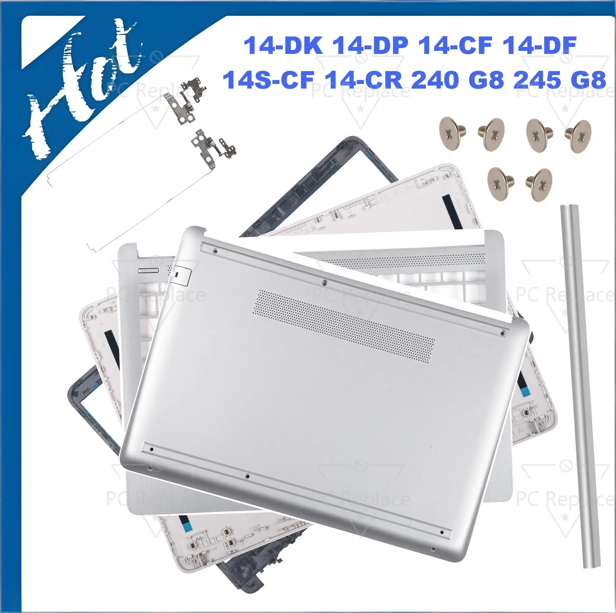 

Top cover For 240 G8 245-G8 14-DK 14-DP 14-CF 14-DF 14S-CF 14-CR TPN-i130 i135 silver Top Lid frame upper base cover repair