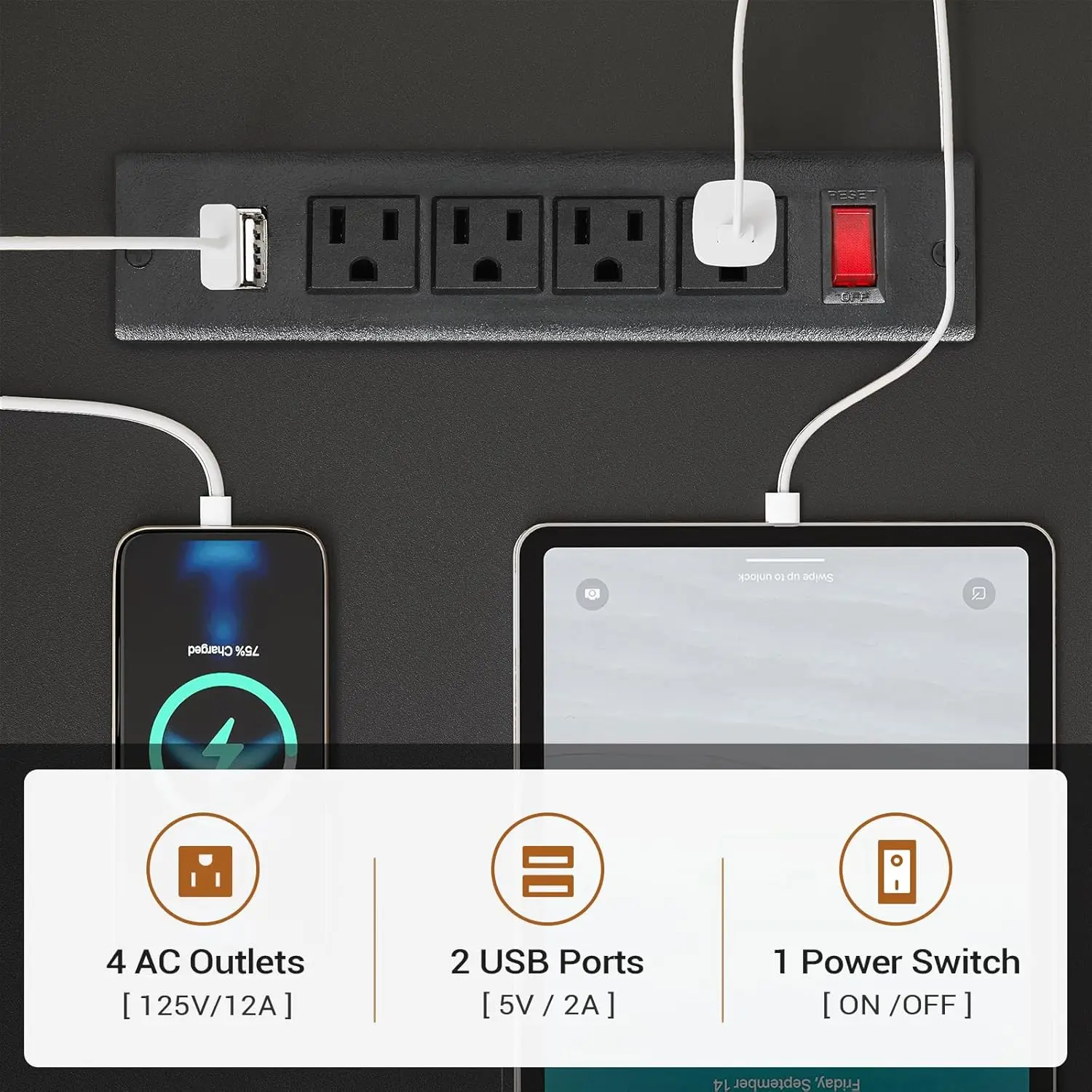 Mesa Gaming Em Forma De U, Mesa De Computador Reversível, Com Tomada De Energia E Prateleiras De Armazenamento