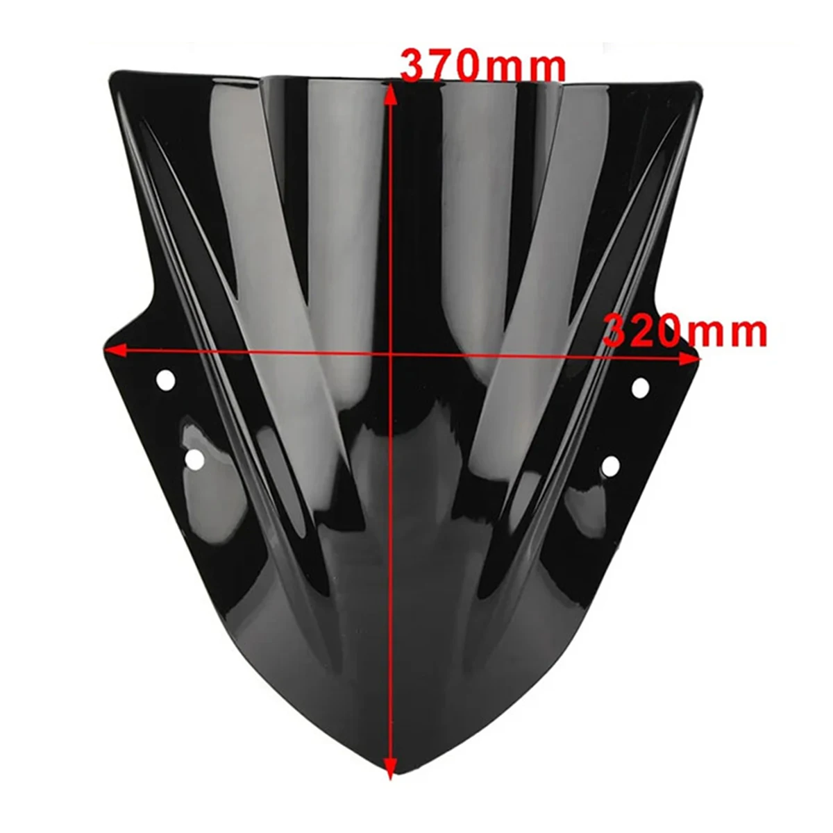 Motorcycle Windscreen Windshield Double Bubble Screen Deflector For KAWASAKI Ninja 300 EX300 EX 300R 2013-2017 EX-300 EX-300R R