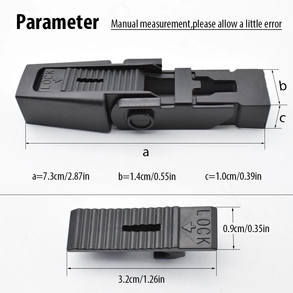 2Pcs Front Wiper Arm Blade Retaining Clip For Land Rover Discovery 2 Td5 1998 - 2004 Range Rover L322 2002 - 2012 OE# DKW100020