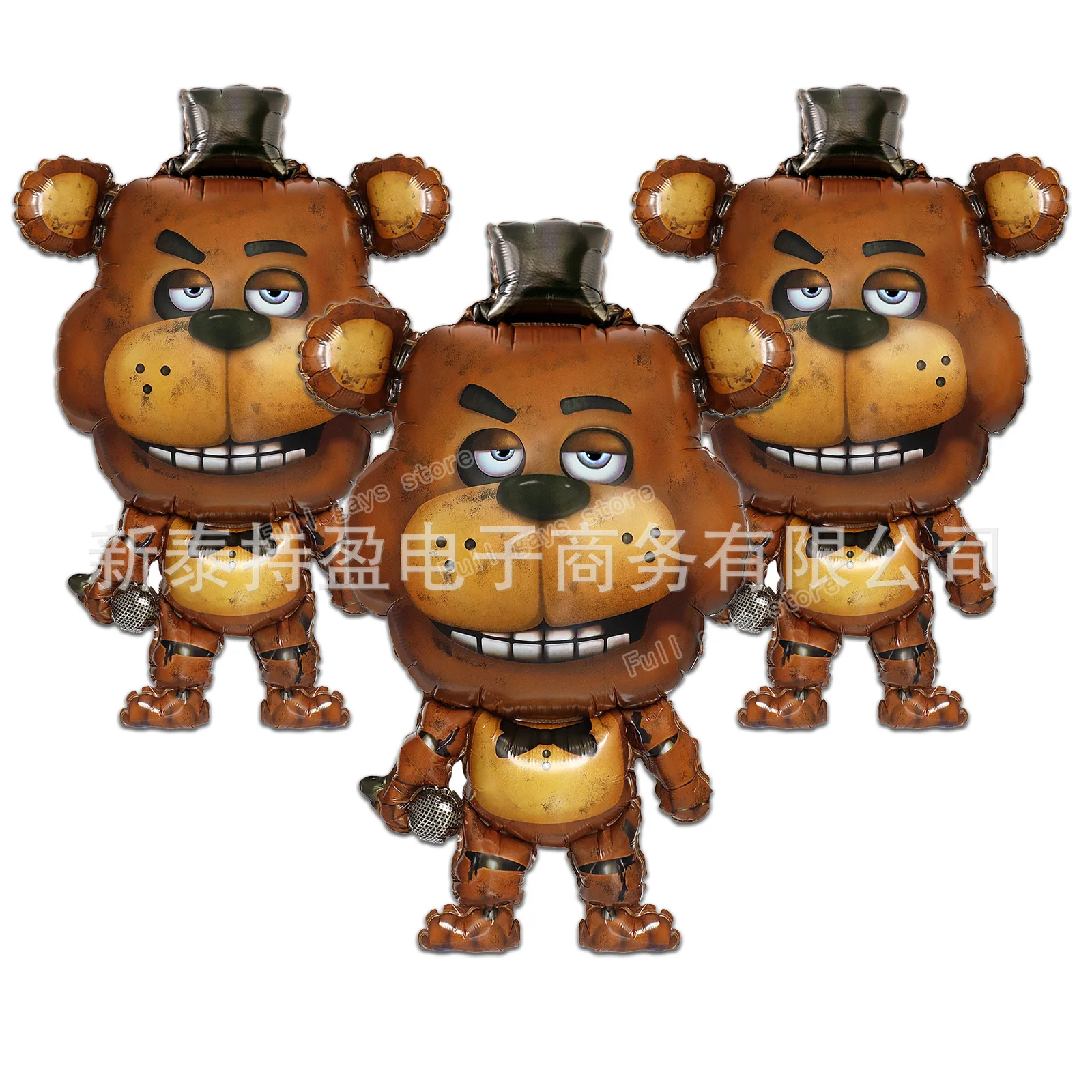 Five Night at Freddys Ballons 베이비 샤워 장식, 어린이 생일 파티 장식 용품, FNAF 베어 피규어 글로벌 액세서리