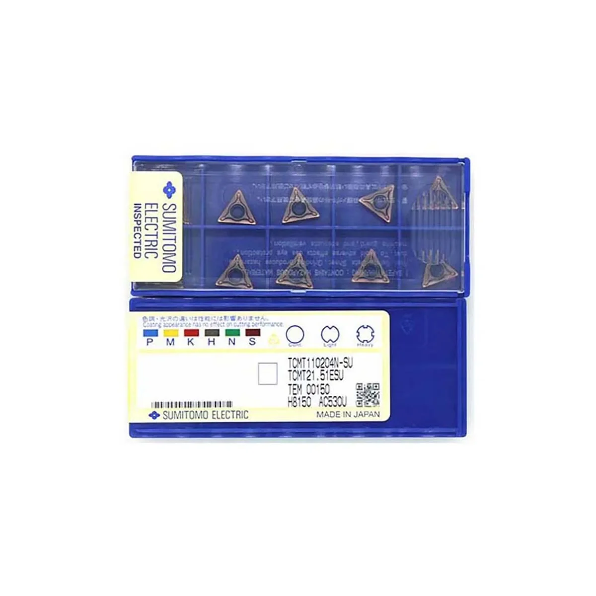 SUMITOMO 100% Original TCMT TCMT11 TCMT110208N TCMT110204N Medium Roughing Carbide Turning Inserts