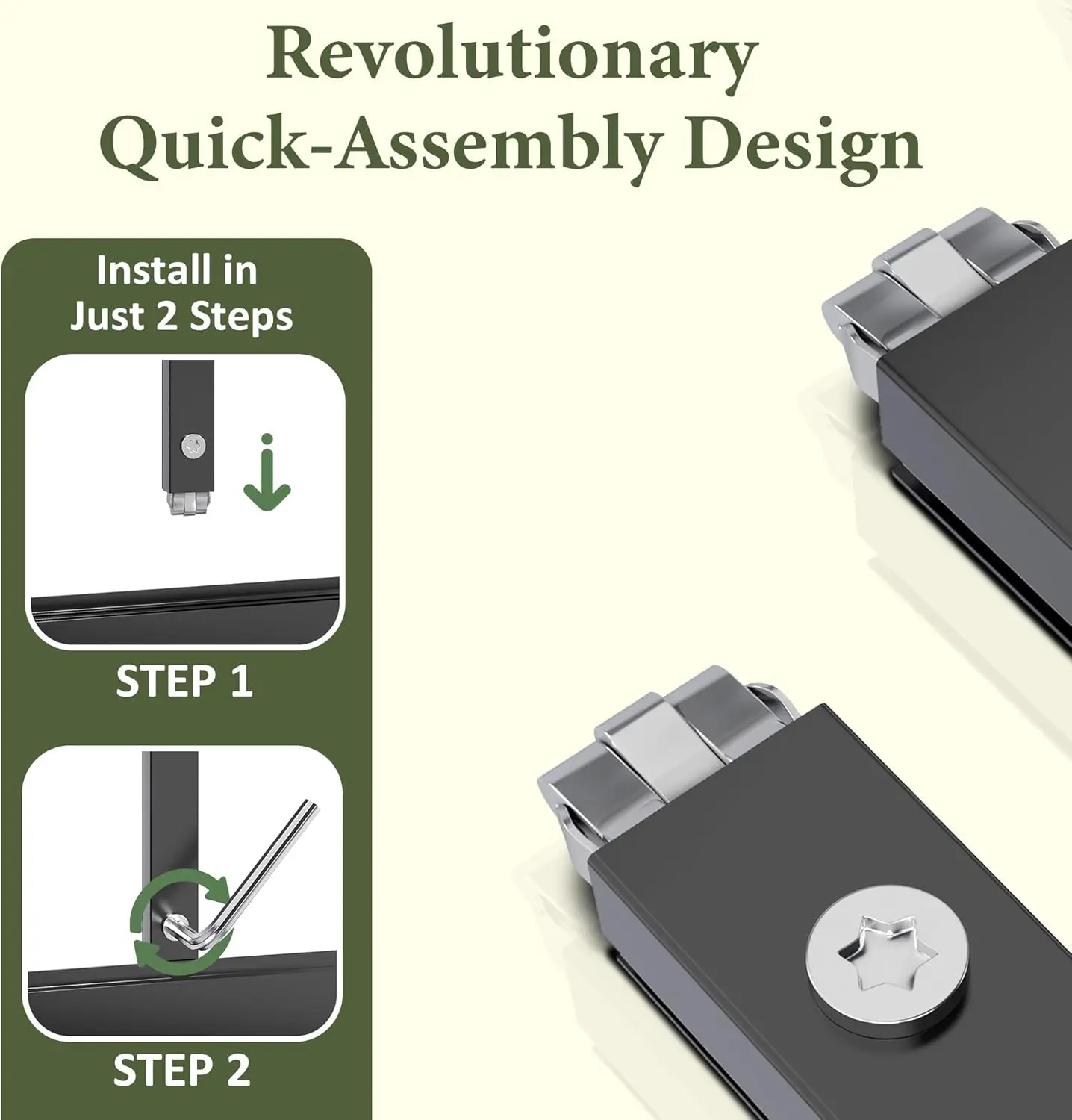 [وصول جديد! ]دفيئة للأماكن الخارجية مقاس 4 × 6 أقدام، منزل أخضر من البولي كربونات مع فتحة سقف وهيكل إعداد سريع، ألومنيوم أخضر