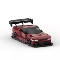 380PCS MOC Speed Champions Cars Techniced 1996 Nissaned 240SX Silvia Building Blocks Speed Vehicle Brick Toys For Kid Adult Gift