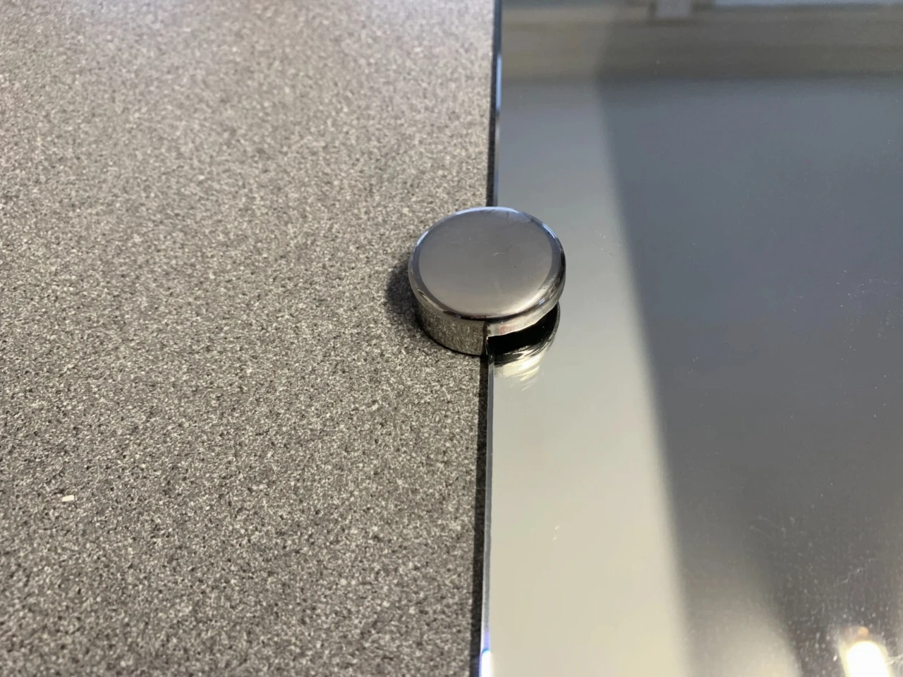 1 قطعة قوس حافة مرآة من الكروم الدائري المجهزة على بوصلة Elddis قافلة القرصان أو المنزل المتنقل لسمك المرآة حتى 6 مللي متر