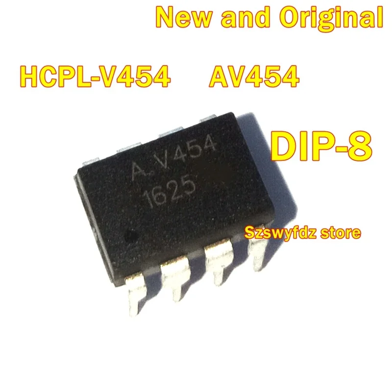 5Pcs to 100Pcs Hcpl-V454 Av454 Dip-8 New and Original Gate Optocouplers