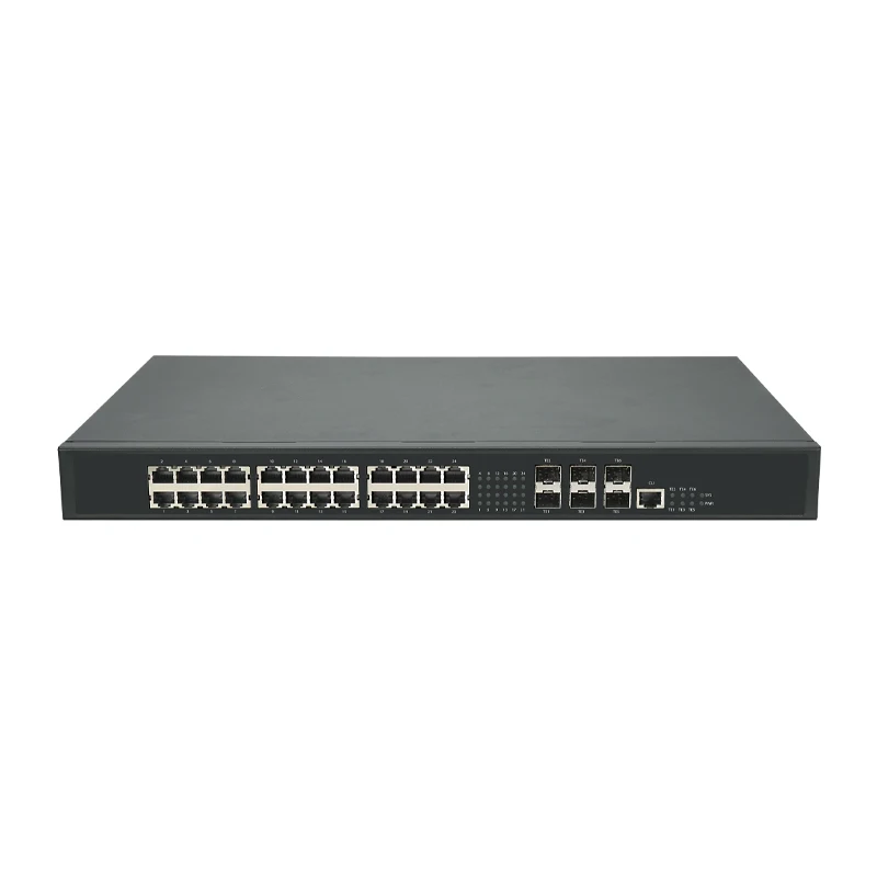 JT-COM 10 Gigabit Uplink 2.5G L3 Managed Switch with 6*1/10G SFP+ Slot Ports and 24*10M/100M/1G/2.5G RJ45 Ports