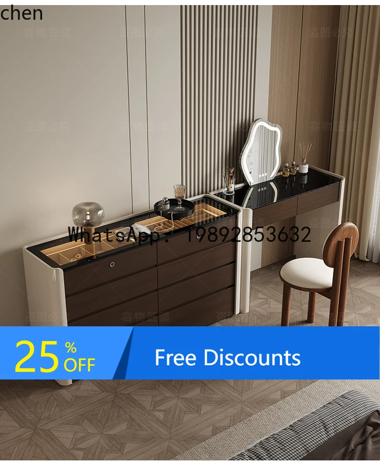 

light luxury bedroom storage cabinet chest closet jewelry display locker with lock