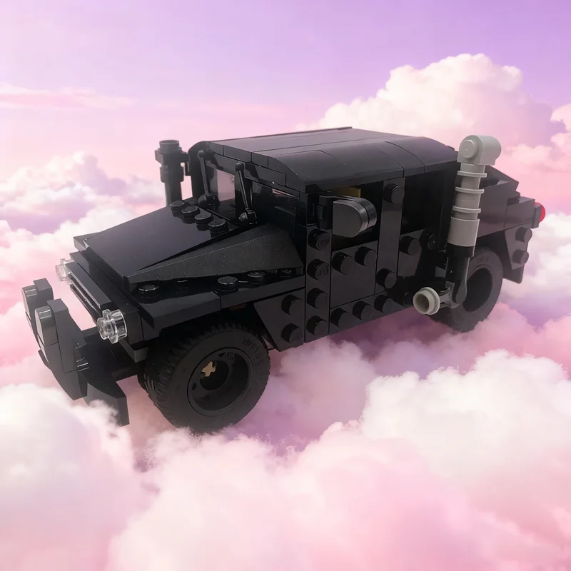 317 elementów MOC Humvee Alternatywna Konstrukcja City Champions Super Samochód Model Klocki Prezent na Boże Narodzenie Zabawki Konstrukcyjne dla Dzieci