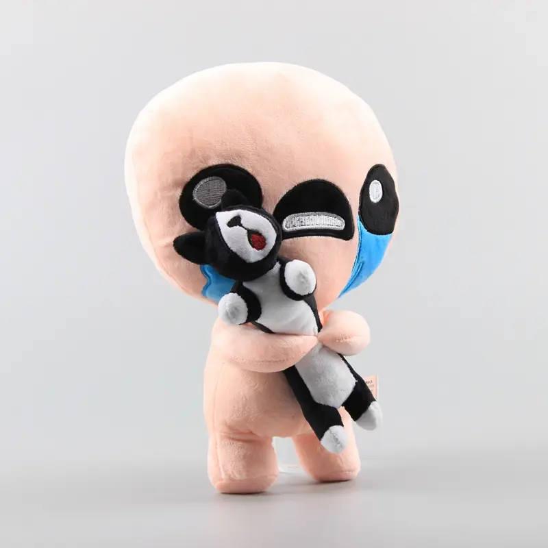 دمية محشوة آيزاك مع قطة سوداء من لعبة The Binding of Isaac، 30 سم، حيوانات محشوة ناعمة، هدايا للأطفال - 2
