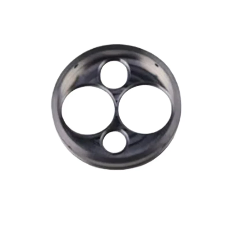 CNC stainless steel disc connector blackened surface treatment porous positioning ring