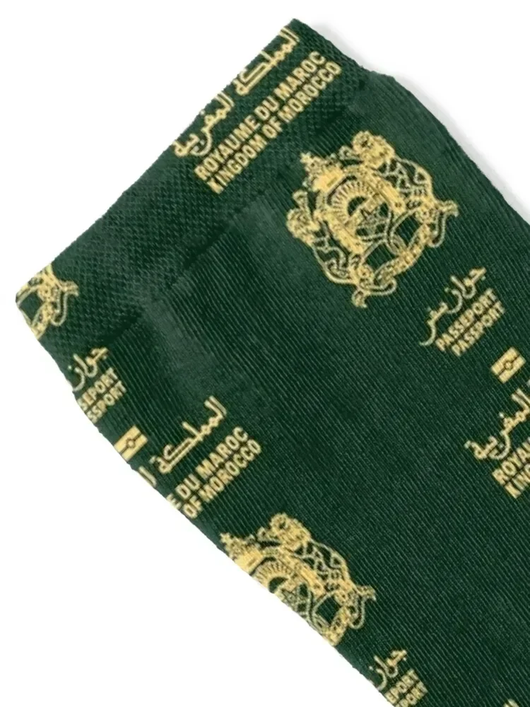 جوارب مغربية جواز سفر مغربية مضادة للانزلاق جوارب قطنية ذات علامة تجارية أساسية للرجال والنساء #2