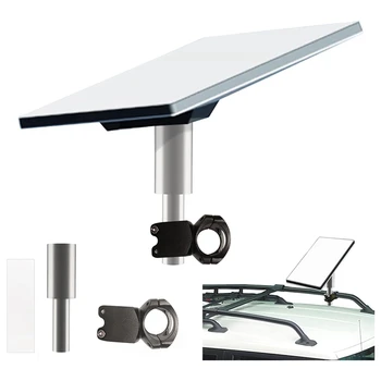 For Starlink Mini Mount Kit For RV, Yacht, Camper - Roof Rack & Pole Clamp Mount With Stainless Steel Pipe
