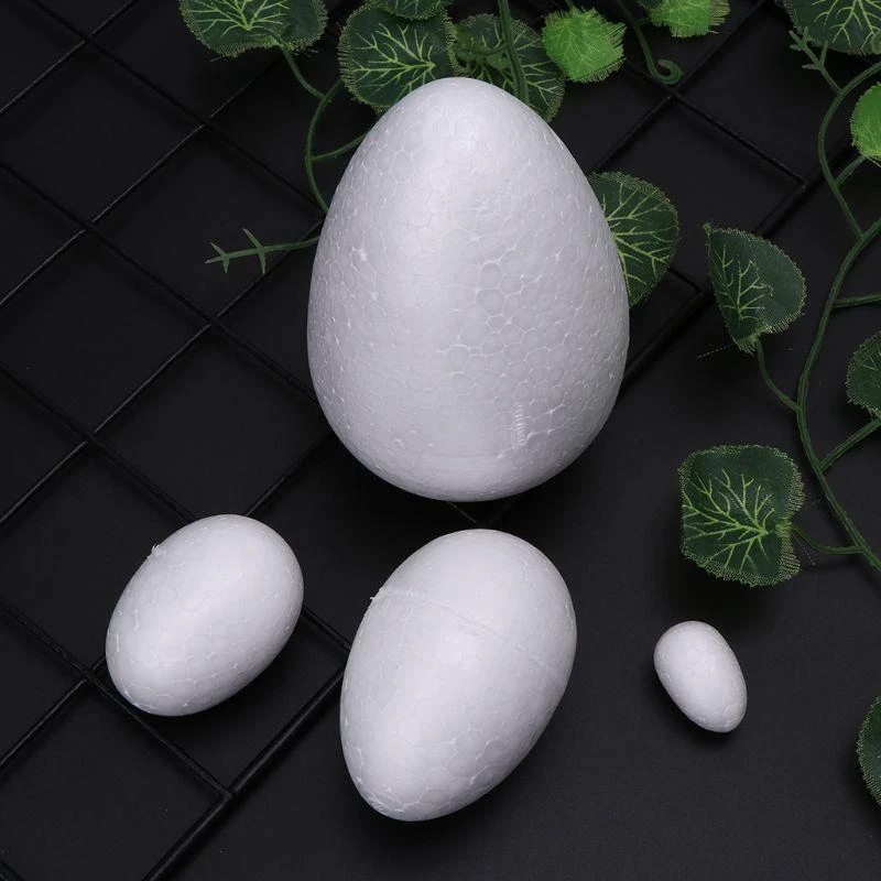 F92B Modelado bola huevo poliestireno espuma espuma poliestireno para bricolaje Pascua regalos Navidad