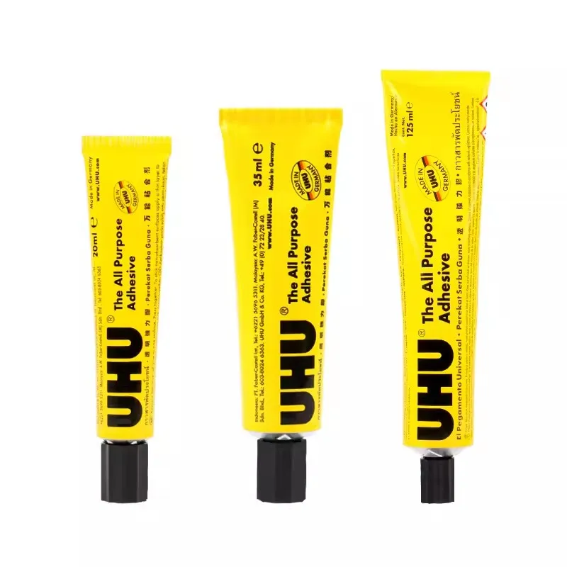 UHU German Super Glue Has Very Good Toughness Multifunctional Soft Glue Super Glue FOR MOOD Textile Porcelain Pape Metal Rubber