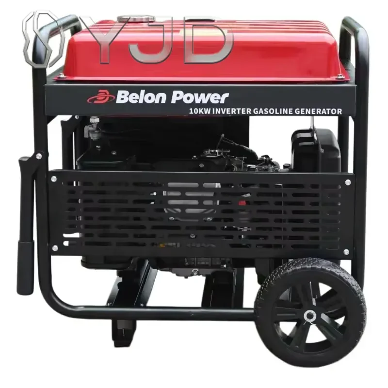 10KW Open Frame Inverter   Generator Single Cylinder 4 Stroke Air-cooled Generator with 40L Fuel Tank for Industrial