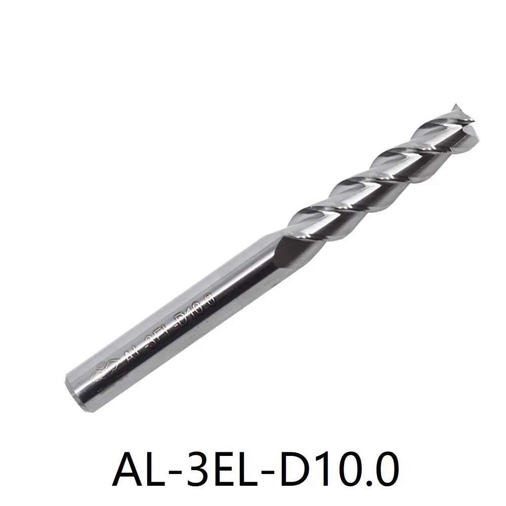 AL-3E AL-3EL D2.0 D2.5 D3.0 D4.0 D5.0 D6.0 D8.0 D10 D12 D16 D20 ZCC Solid carbide End Mill 3 Flute Processing Aluminium