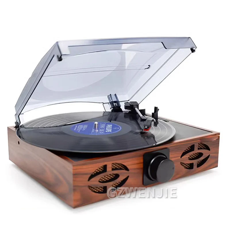 

Retro Vinyl Record Player / Dustproof Cover Classic Nostalgic Style Record Player 33/45/78RPM Turntables Gramophone Phonograph