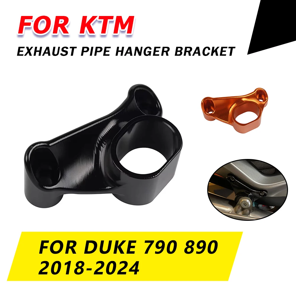 Motorcycle Exhaust Hanger Pipe Fixed Support Muffler Bracket Silencer Stand For KTM Duke 790 DUKE 890 R 890R Duke790 2023 2024