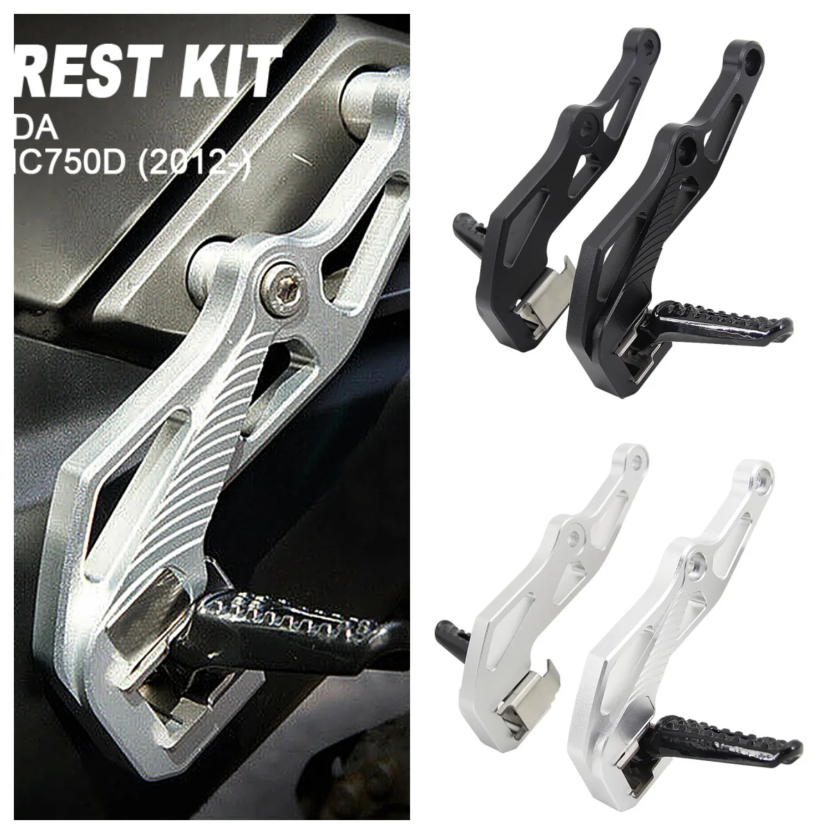 

Motorcycle Foot Pegs Footrest For Honda Integra NC700D NC750D NC 700D NC750D NC 700 D NC 750D 2021-2022 Aluminum Pedals Footpegs