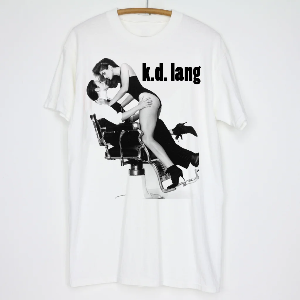 Cindy Crawford K.d Lang Unisex Cotton T-shirt All size S to 5XL