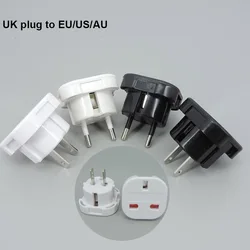 1x UK To EU US AU Germany Korea Europe European Universal Travel Wall Charger Adapter 10A Plug Converter 2pin Wall Plug Socket